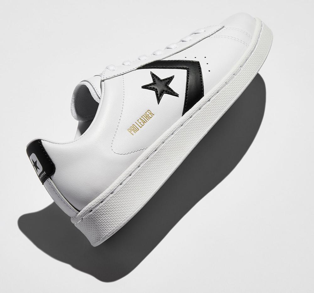 Low Tops Tenis Converse Og Pro Leather Unisex Mujer Blancas Negras Blancas  Colombia |  EYMWX-6083