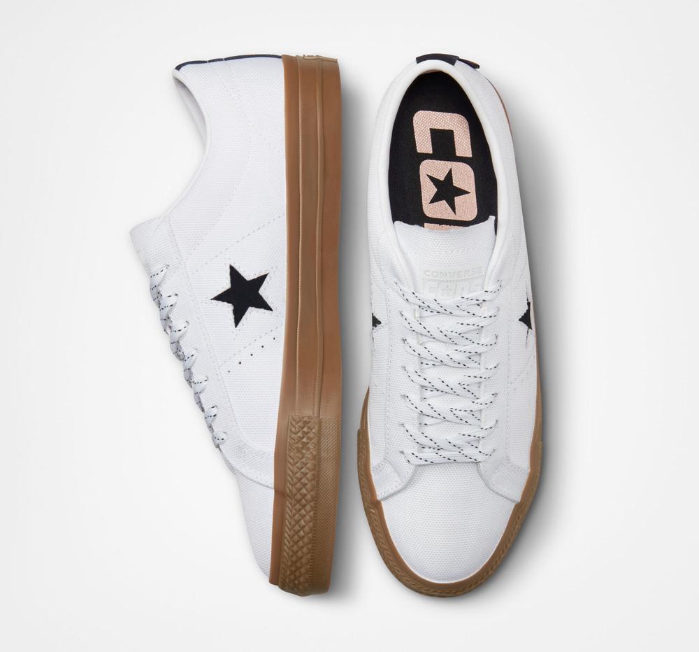 Low Tops Tenis Converse One Star Pro Cordura Canvas Skate Mujer Blancas Negras Verde Menta  Colombia |  CZRAX-4286