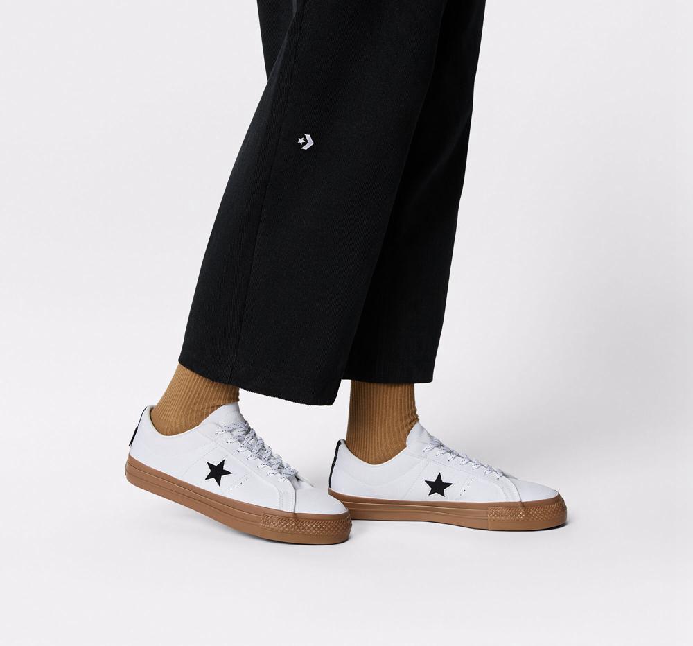 Low Tops Tenis Converse One Star Pro Cordura Canvas Skate Mujer Blancas Negras Verde Menta  Colombia |  CZRAX-4286