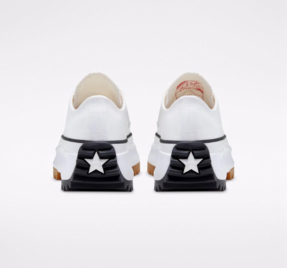 Low Tops Tenis Converse Run Star Hike Plataforma Unisex Hombre Blancas Negras  Colombia |  TZIQP-8423