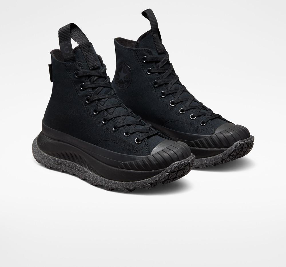 Zapatos Plataforma Tenis Converse Chuck 70 At Cx Counter Climate Unisex High Top Hombre Negras Negras Negras  Colombia |  BUGIQ-2809