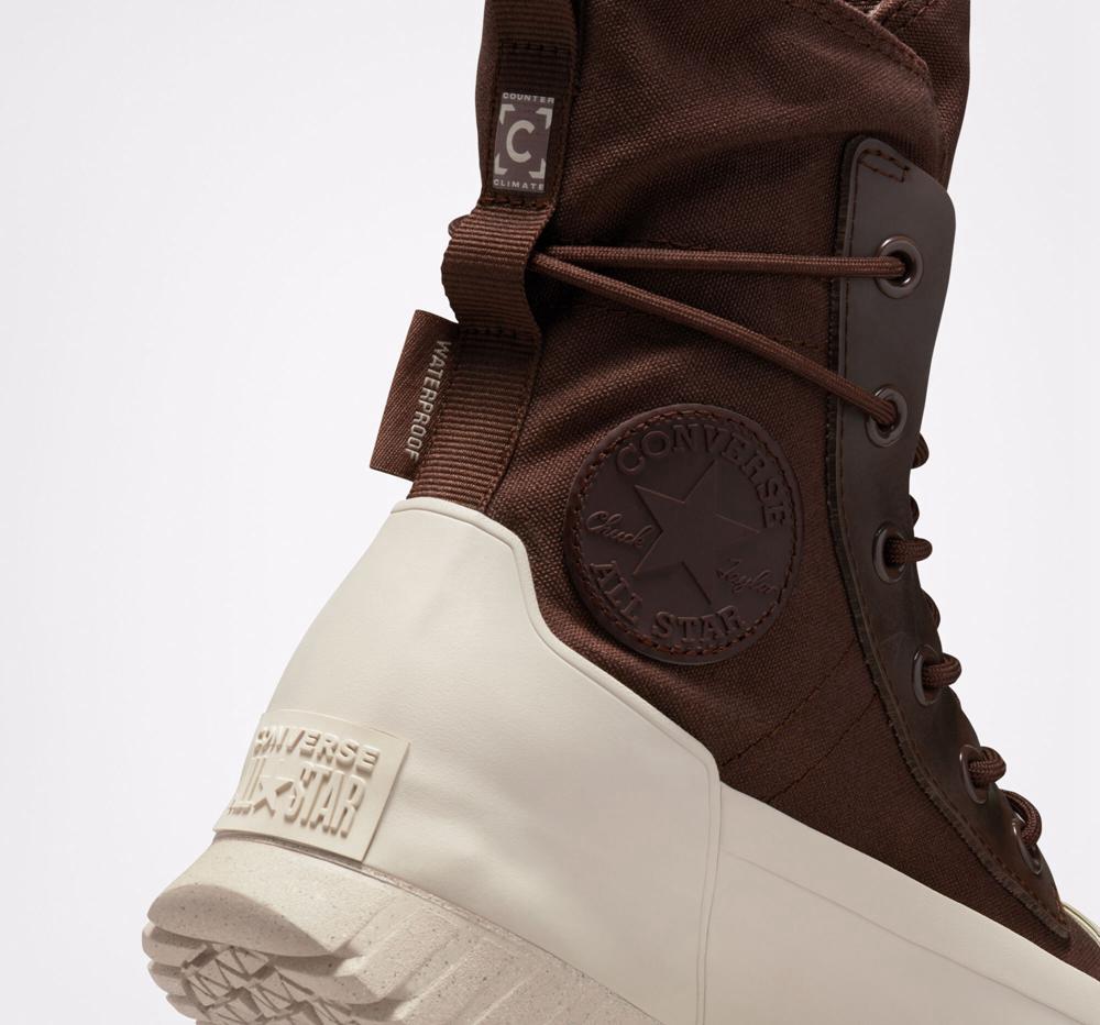 Zapatos Plataforma Tenis Converse Chuck Taylor All Star Lugged 2.0 Counter Climate Unisex High Top Mujer Marrones Verde Menta  Colombia |  PVSIN-5869