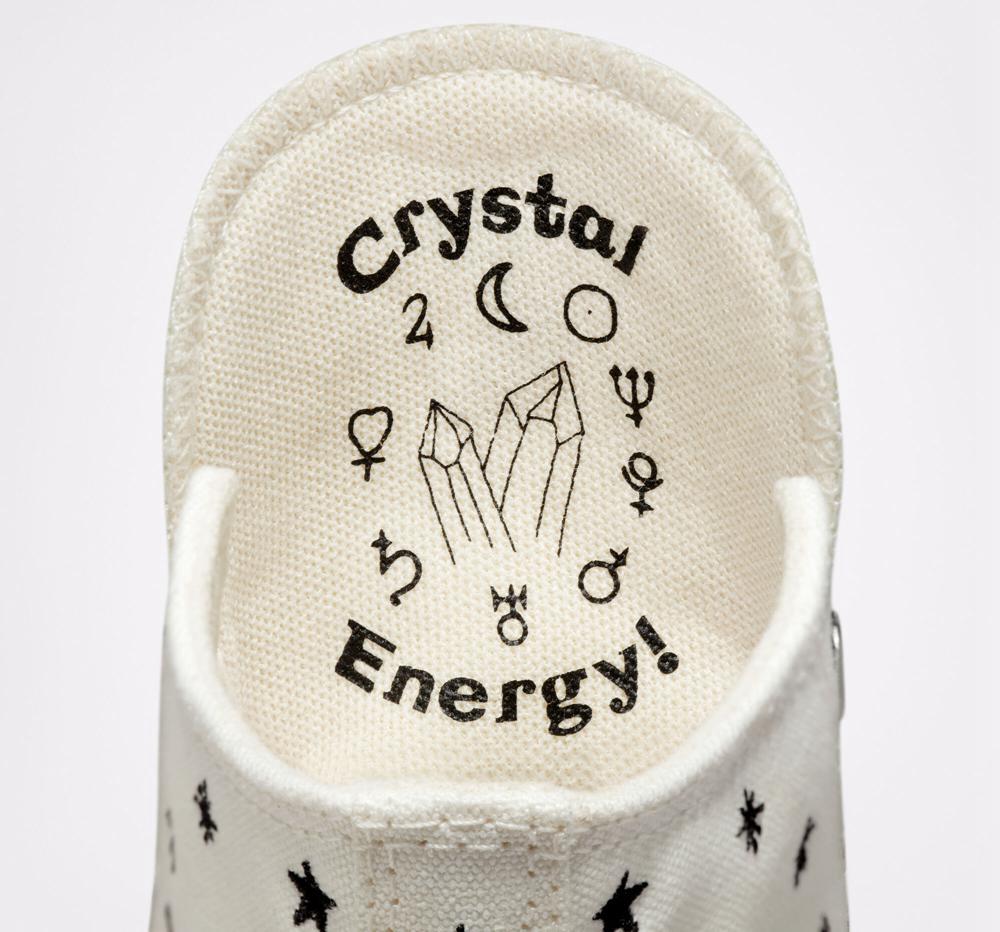 Zapatos Plataforma Tenis Converse Chuck Taylor All Star Lift Embroidered Stars High Top Mujer Blancas Negras  Colombia |  QEPLO-8291