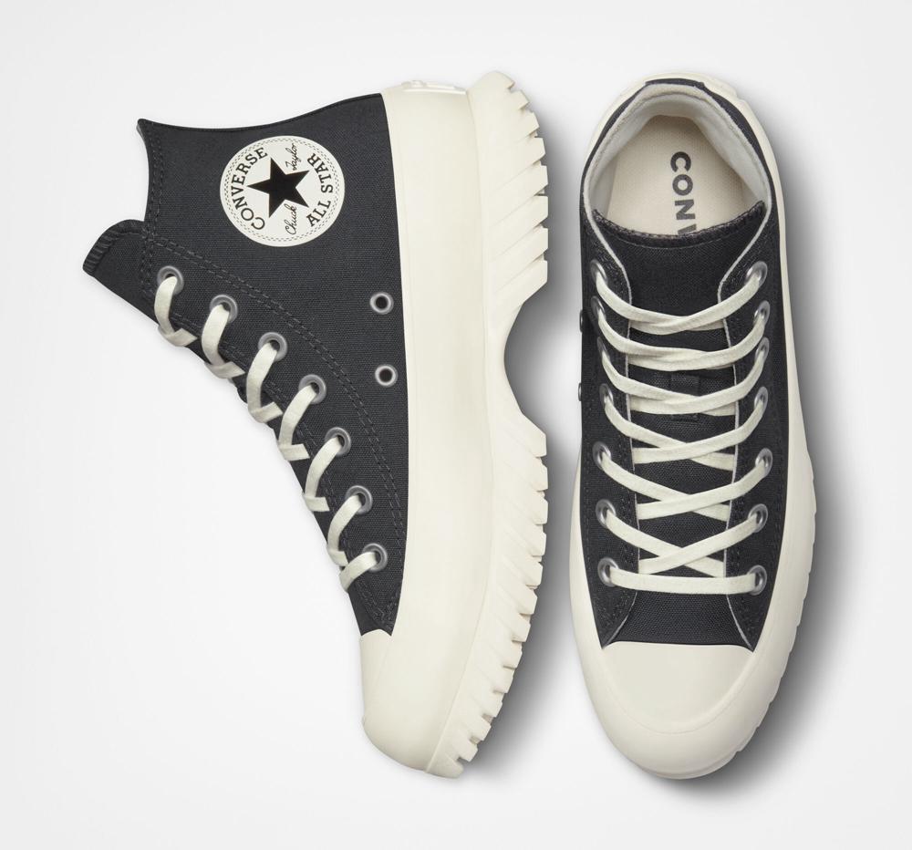 Zapatos Plataforma Tenis Converse Chuck Taylor All Star Lugged 2.0 Unisex High Top Hombre Gris Negras  Colombia |  YZKHQ-6753