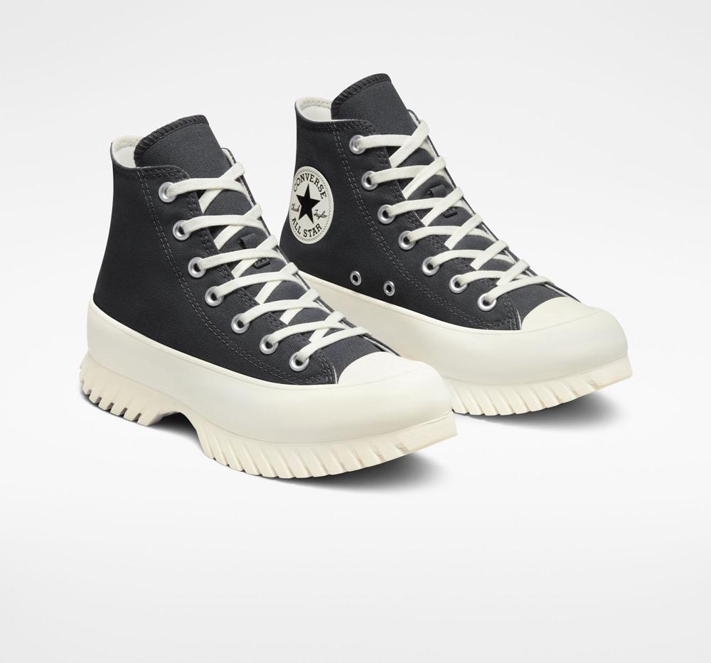 Zapatos Plataforma Tenis Converse Chuck Taylor All Star Lugged 2.0 Unisex High Top Hombre Gris Negras  Colombia |  YZKHQ-6753