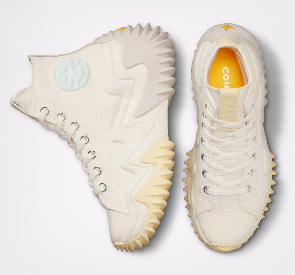 Zapatos Plataforma Tenis Converse Run Star Motion Cx Unisex High Top Hombre Blancas  Colombia |  EMBIA-1594