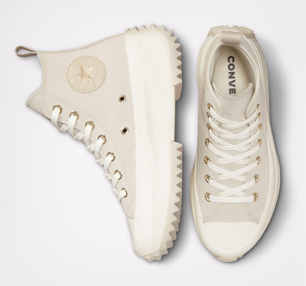 Zapatos Plataforma Tenis Converse Run Star Hike Earthy Neutrals Unisex High Top Hombre Kaki  Colombia |  EVALF-2068