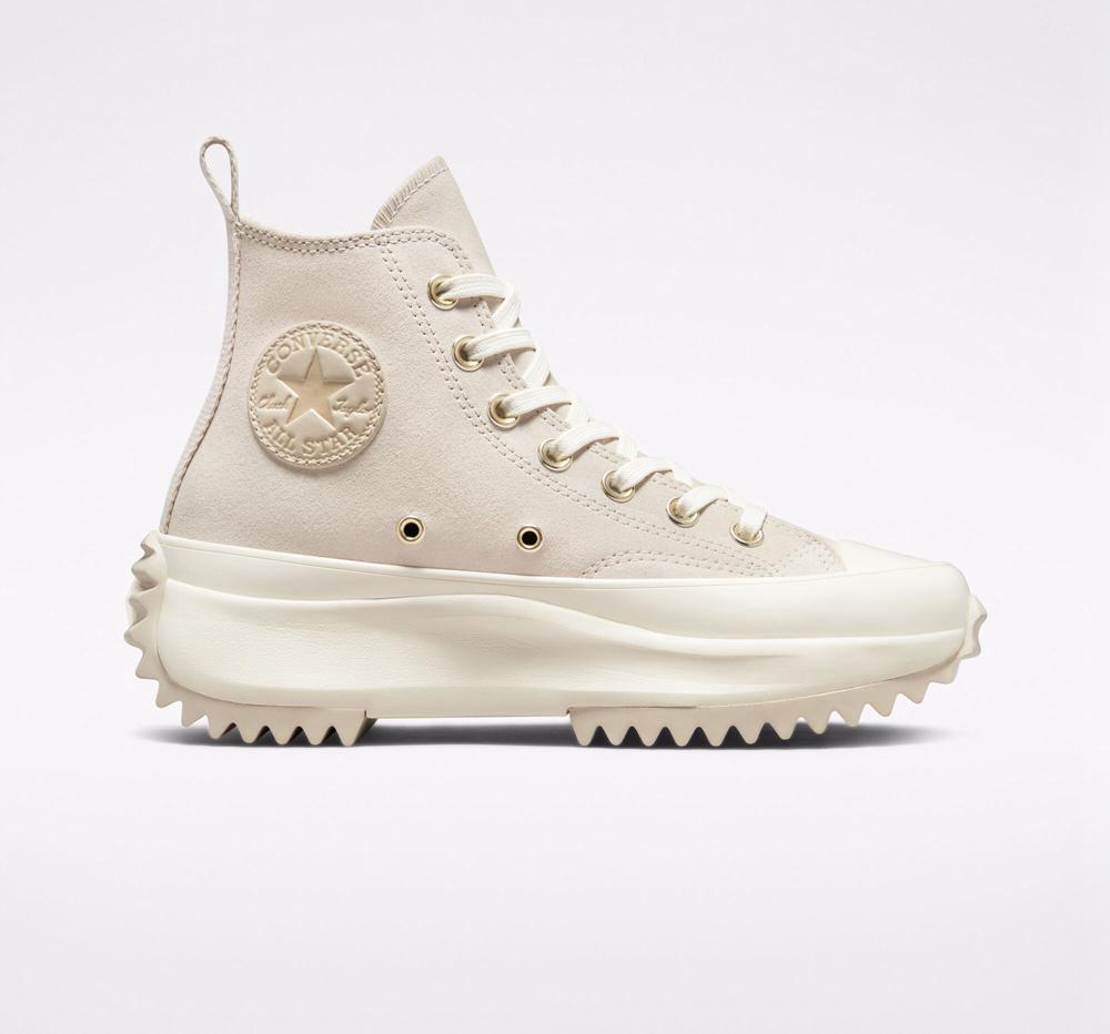 Zapatos Plataforma Tenis Converse Run Star Hike Earthy Neutrals Unisex High Top Hombre Kaki  Colombia |  EVALF-2068
