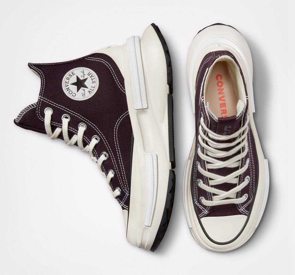 Zapatos Plataforma Tenis Converse Run Star Legacy Cx Unisex High Top Mujer Negras Blancas  Colombia |  IGOCS-3214
