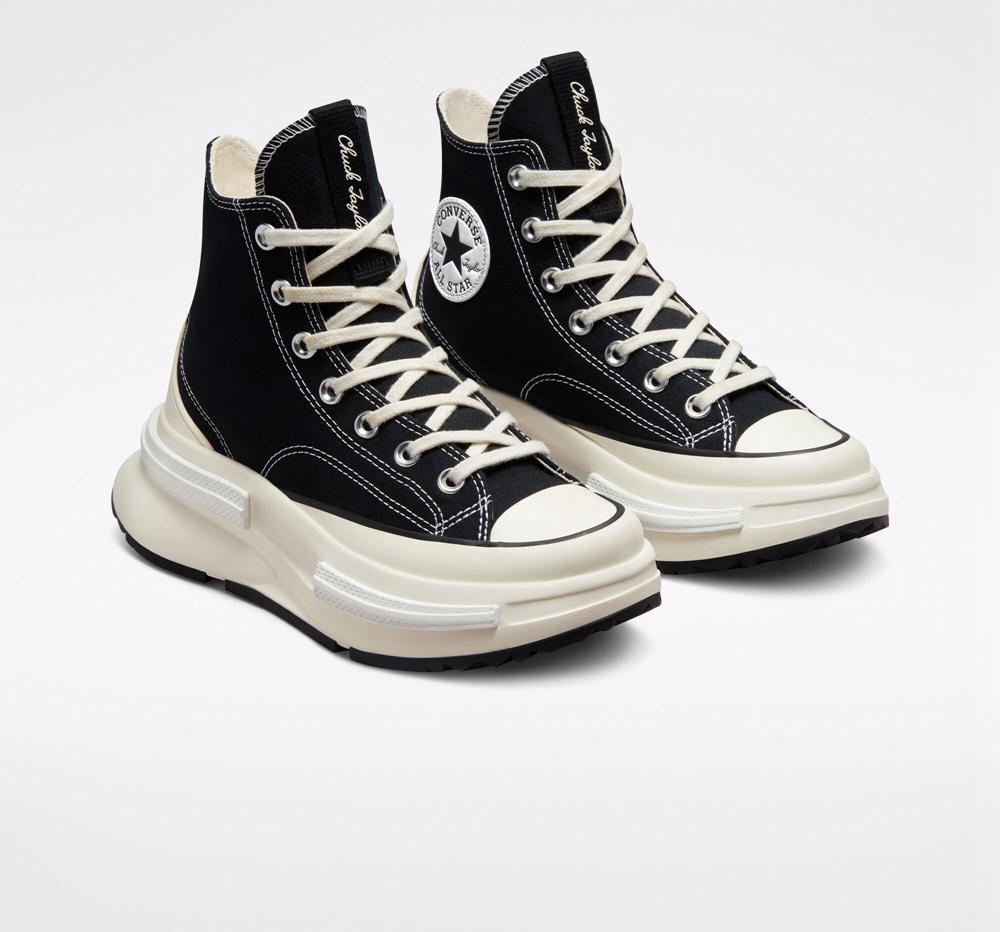 Zapatos Plataforma Tenis Converse Run Star Legacy Cx Unisex High Top Mujer Negras Blancas  Colombia |  JBVKH-5308