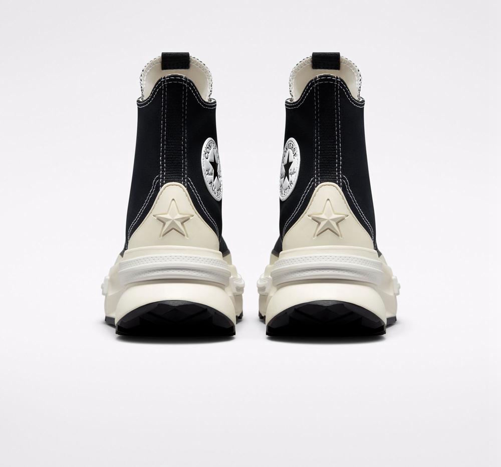 Zapatos Plataforma Tenis Converse Run Star Legacy Cx Unisex High Top Mujer Negras Blancas  Colombia |  JBVKH-5308