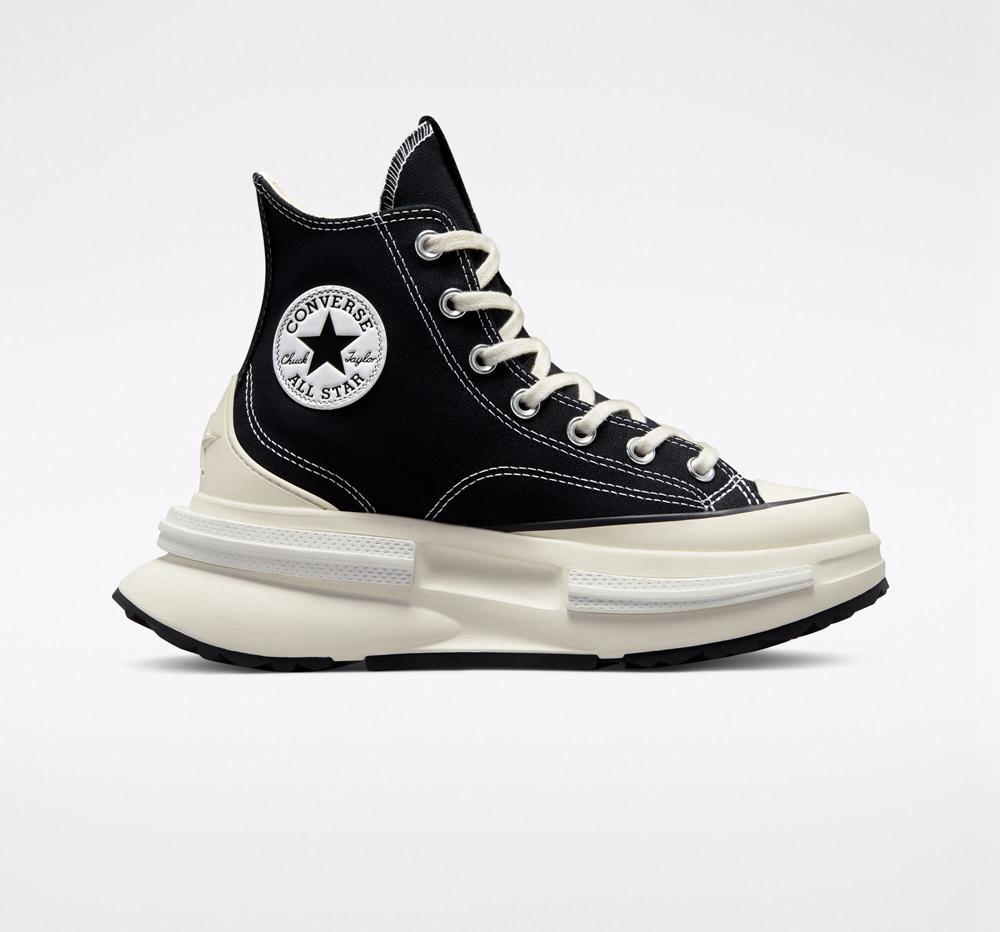 Zapatos Plataforma Tenis Converse Run Star Legacy Cx Unisex High Top Mujer Negras Blancas  Colombia |  JBVKH-5308