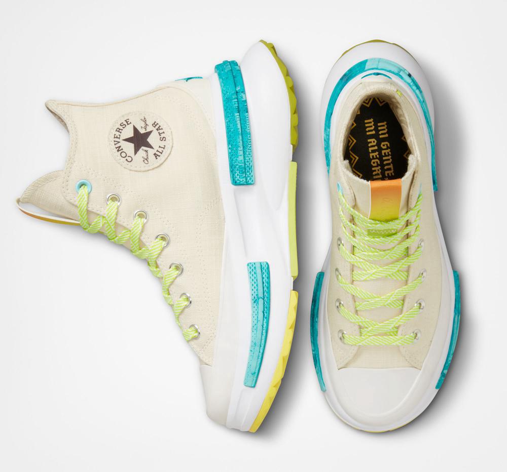 Zapatos Plataforma Tenis Converse Run Star Legacy Cx Mi Gente%2C Mi Alegria Unisex High Top Hombre Beige Limón Verde Menta  Colombia |  OTXDA-8623