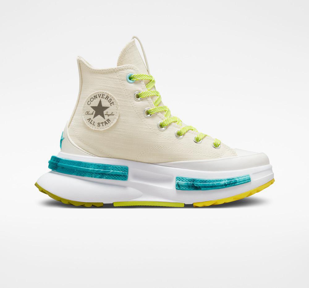 Zapatos Plataforma Tenis Converse Run Star Legacy Cx Mi Gente%2C Mi Alegria Unisex High Top Hombre Beige Limón Verde Menta  Colombia |  OTXDA-8623